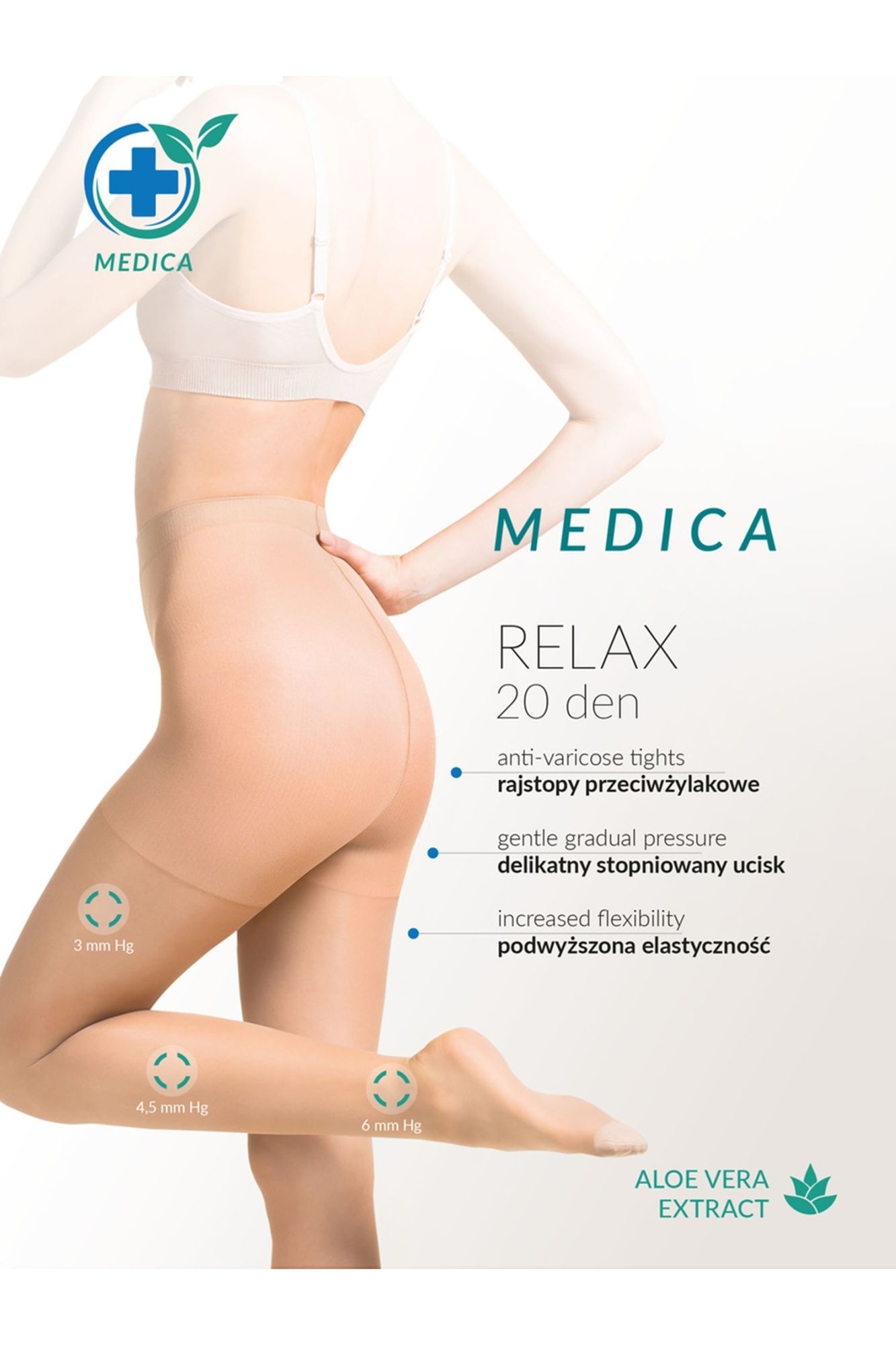 rajstopy relax medica 20 den plus