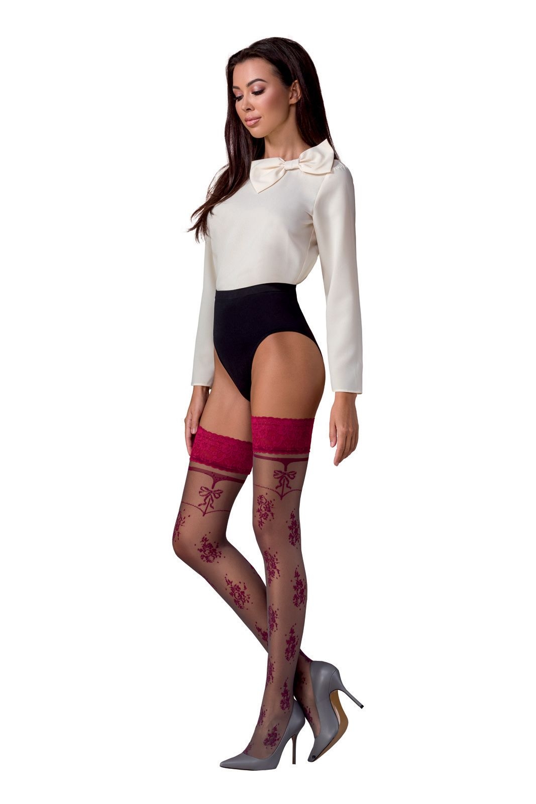ST119 silver-claret