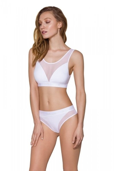 PS002 PANTIES white figi z siateczk