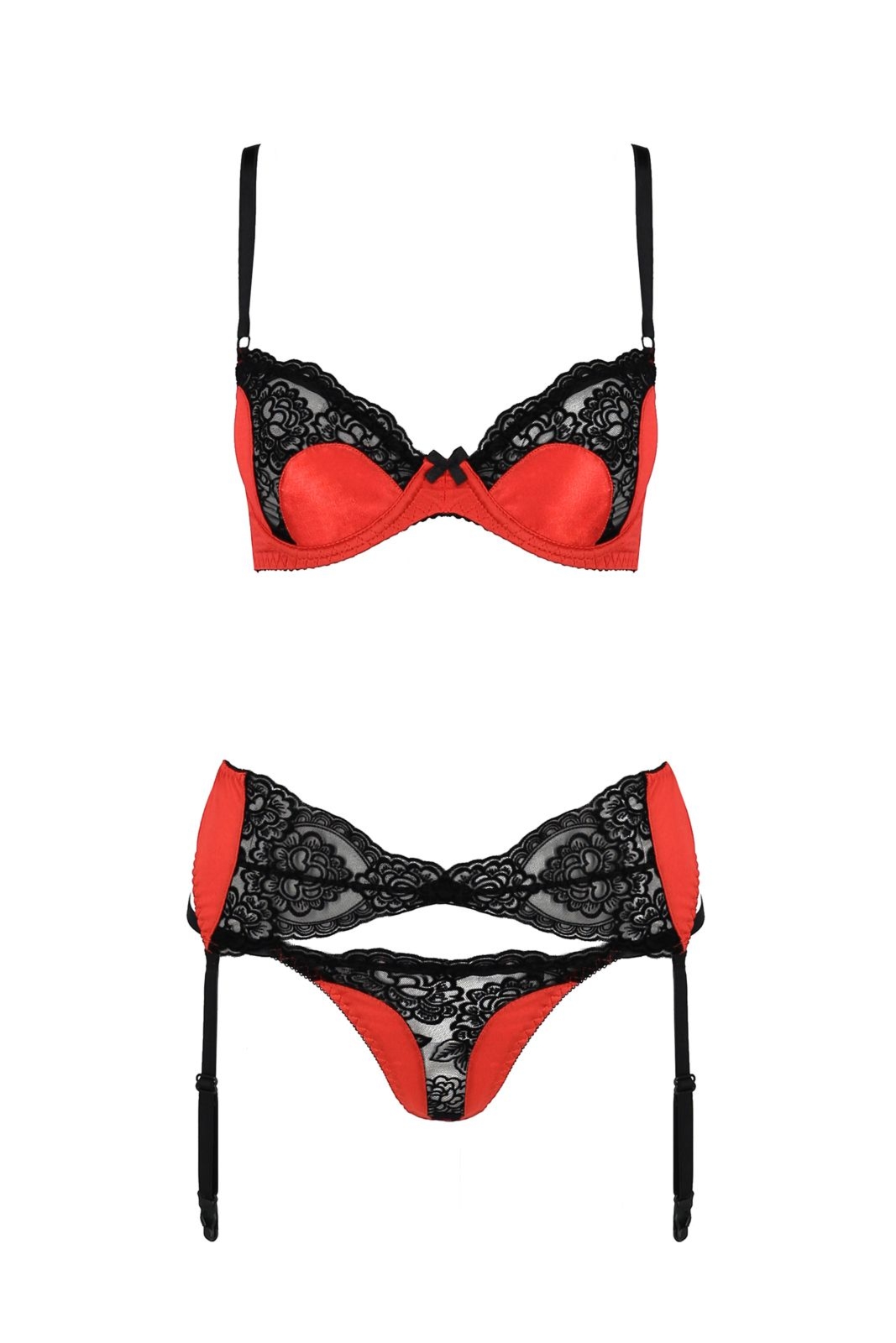 Komplet bielizny - POLINA SET red