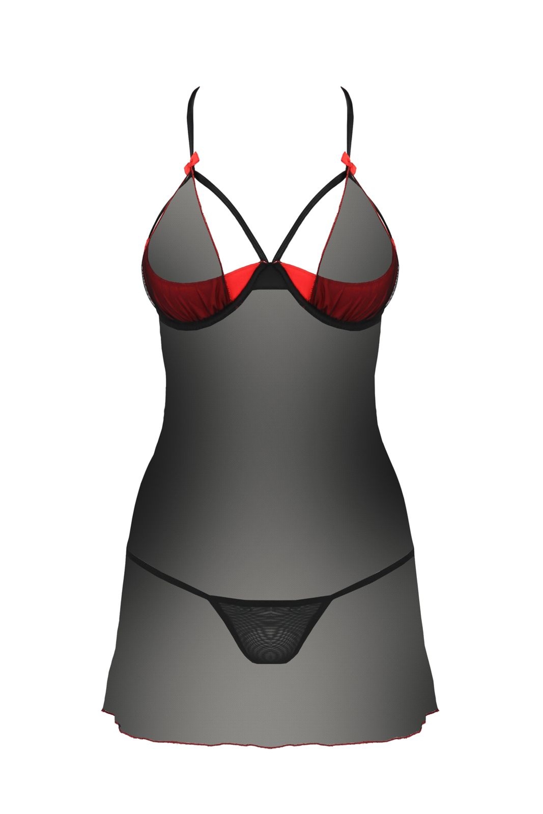 Koszulka nocna - CYRA CHEMISE black