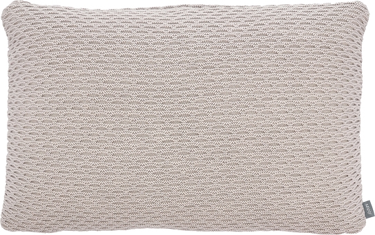 Poduszka dekoracyjna wave knit 40 x 60 cm beżowa