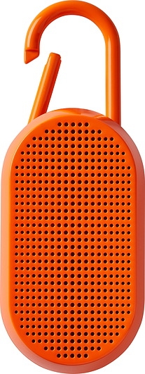 głośnik mino t pomarańczowy wodoodporny z haczykiem i podstawką