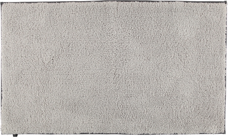 Image of dywanik łazienkowy cawo gładki 60 x 100 cm platynowy antypoślizgowy
