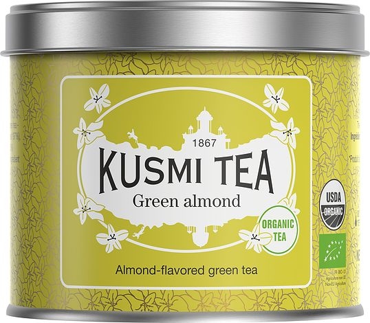 herbata zielona bio green almond puszka 100 g