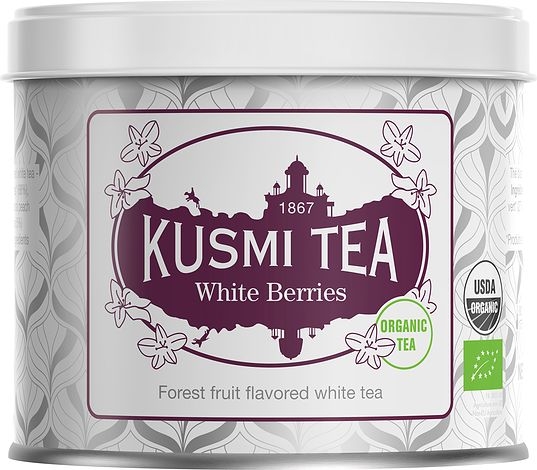 herbata biała bio organic white berries puszka 90 g