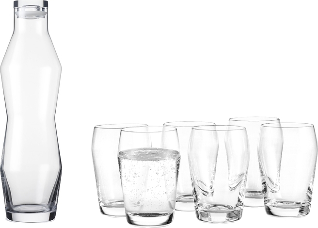 Image of karafka na wodę perfection z 6 szklankami 7 el.