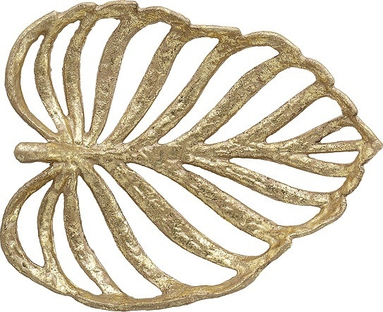 Image of dekoracja złoty liść bloomingville