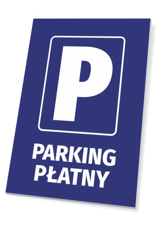 Tabliczka parkingowa: Parking płatny