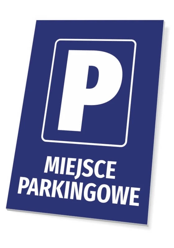 Tabliczka: Miejsce parkingowe