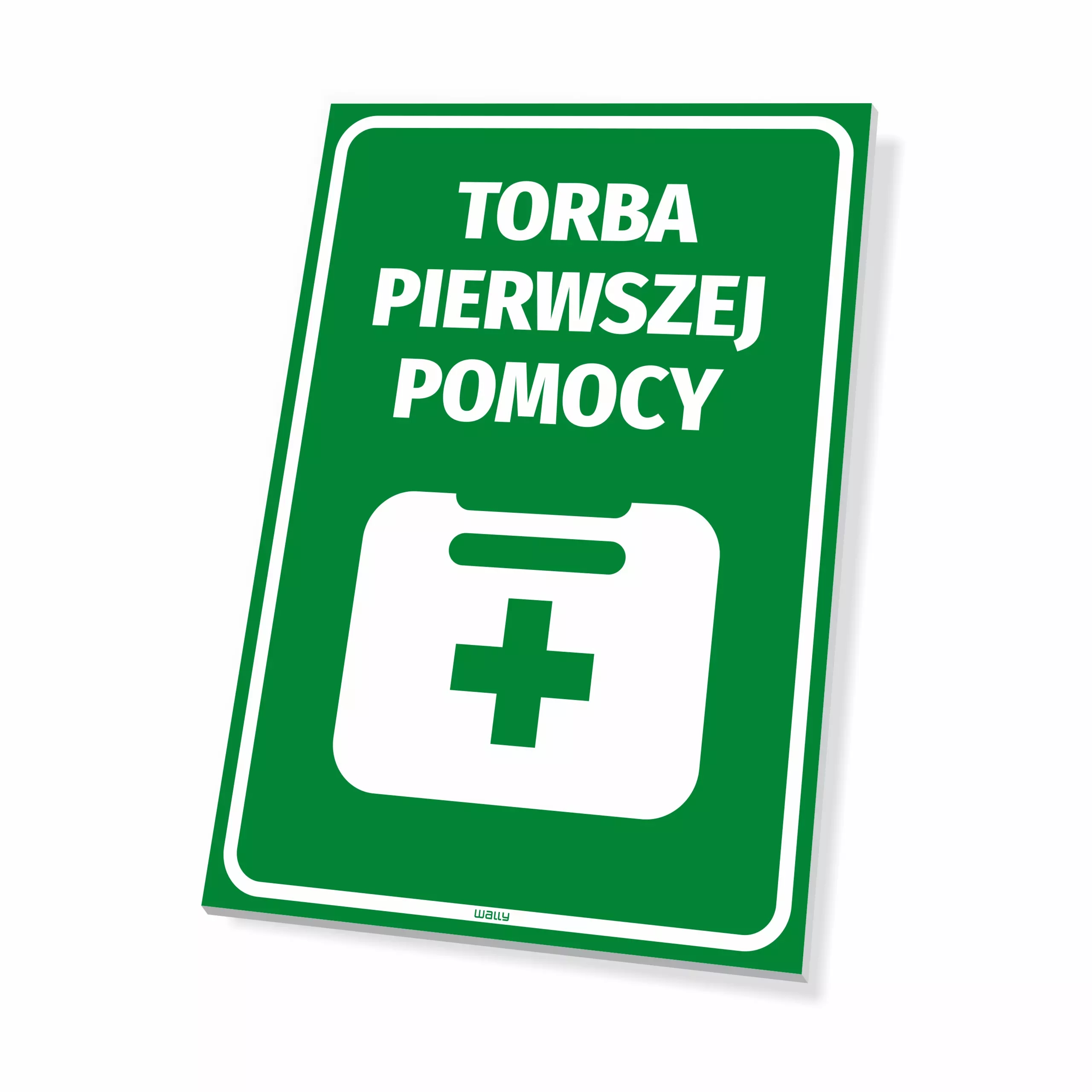 Tabliczka: torba pierwszej pomocy