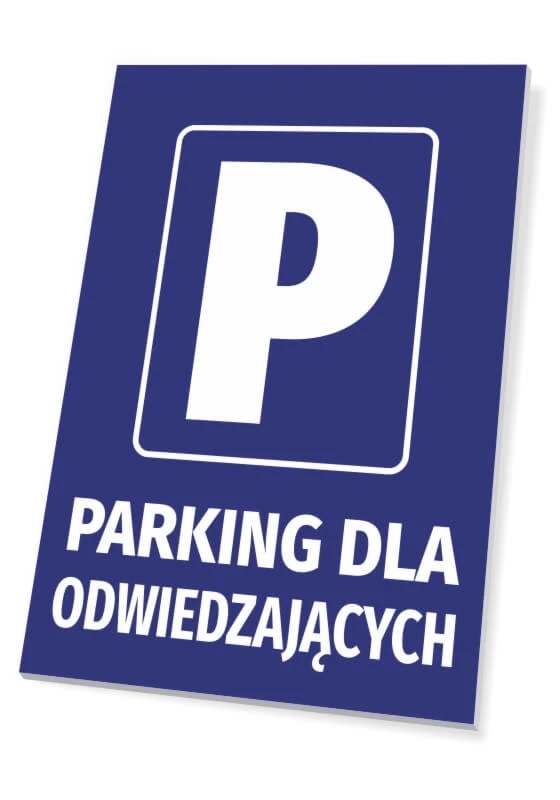 Tabliczka parkingowa: Parking dla odwiedzających