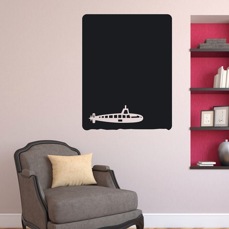 Łódź podwodna 132 naklejka samoprzylepna tablicowa