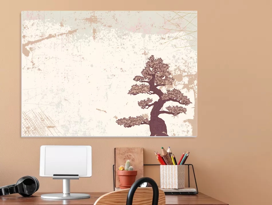 tablica suchoÅ›cieralna drukowana 085 drzewo bonsai