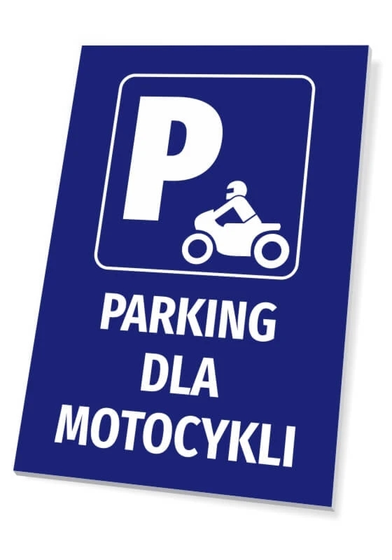 Tabliczka parkingowa: Parking dla motocykli