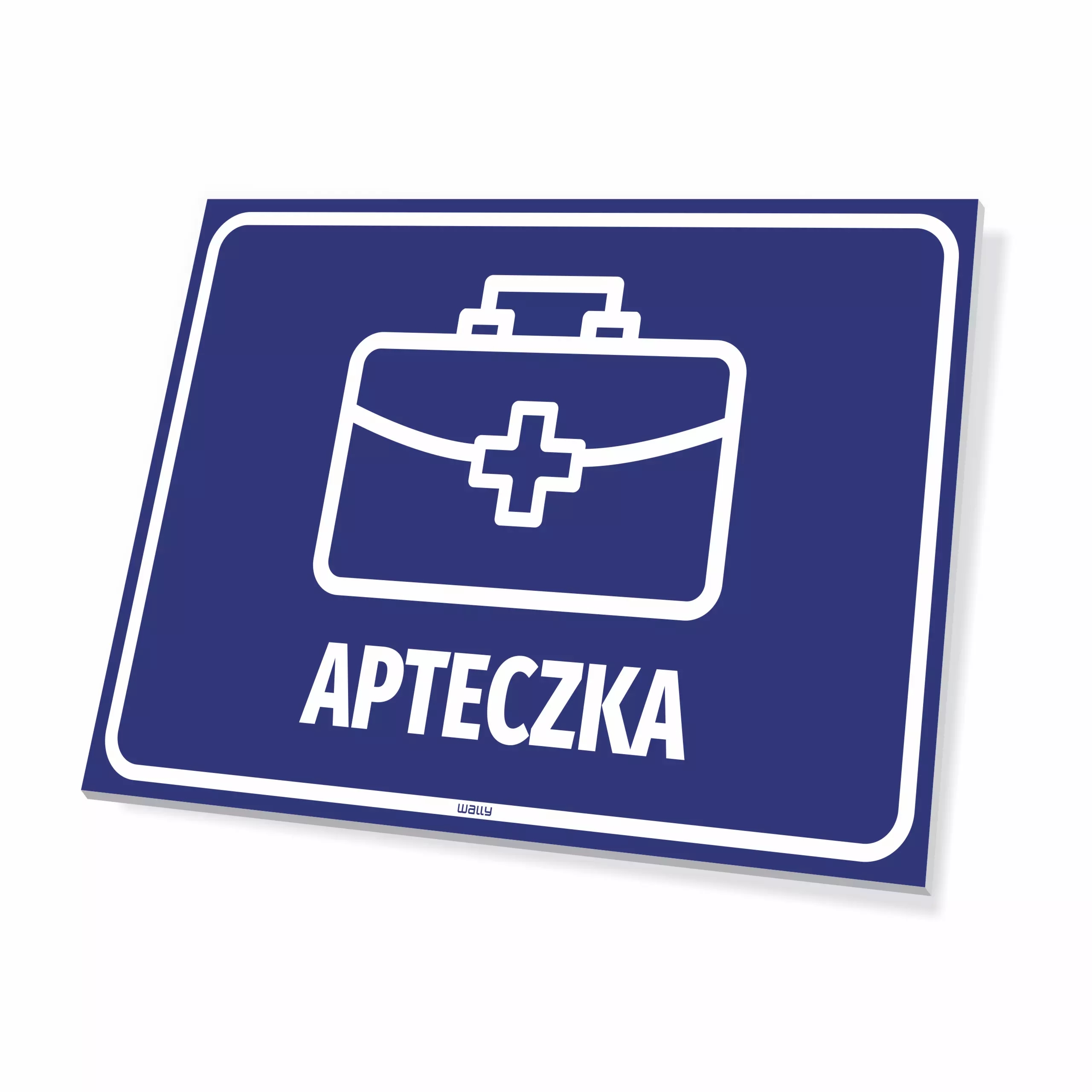 Tabliczka informacyjna: apteczka