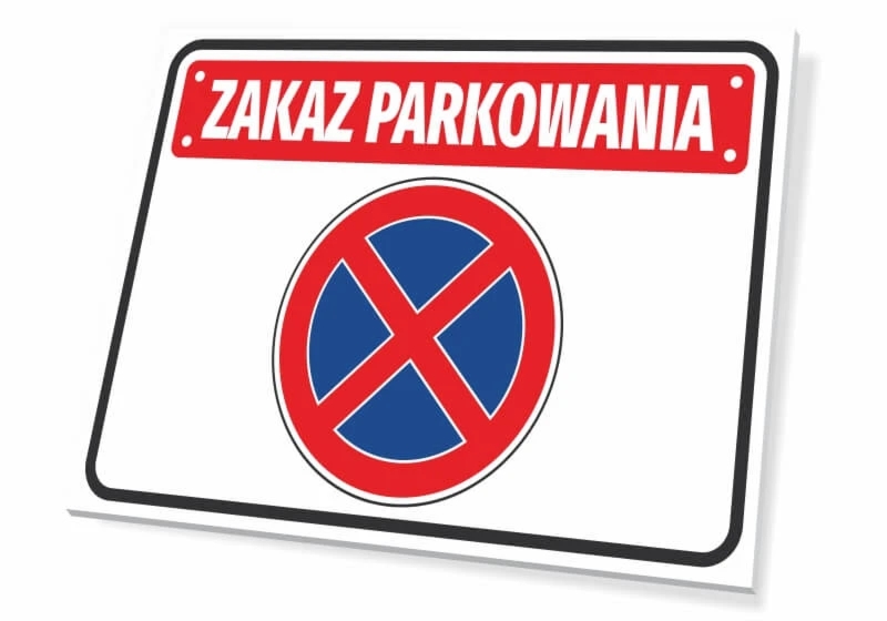 Tabliczka parkingowa: Zakaz parkowania