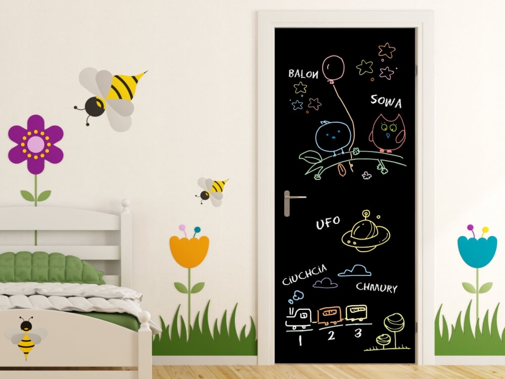 Folia tablicowa kredowa na drzwi i meble