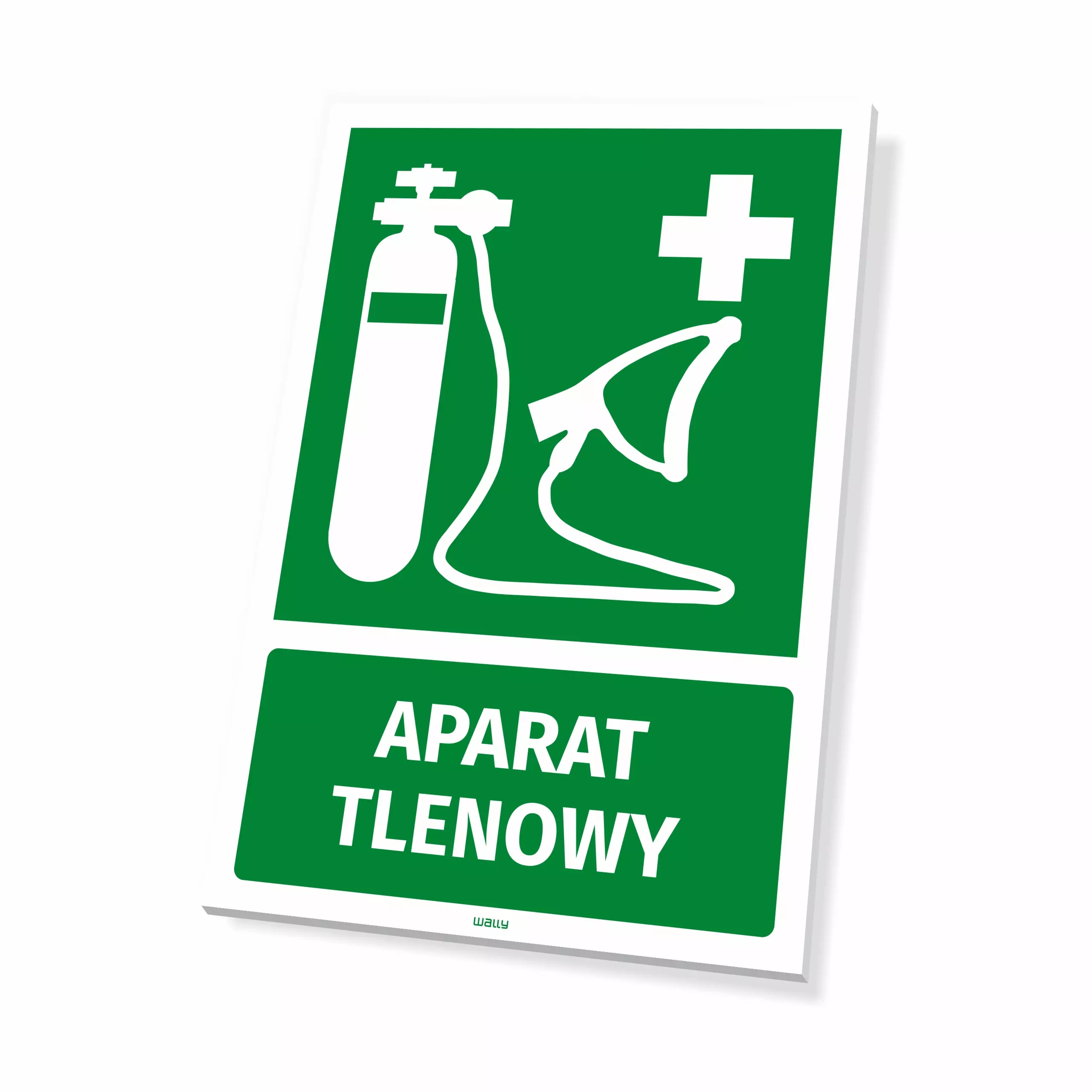 Tabliczka: aparat tlenowy