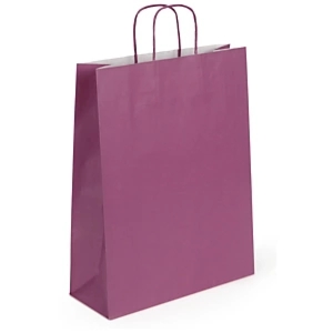 50 x Torba papierowa fioletowa 320x400x120