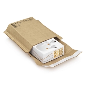 Papierowa koperta bąbelkowa 250 x 350 mm z zakładkami 30 mm