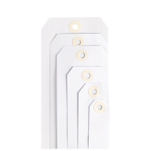 1000 x Przywieszki kartonowe białe 100x51mm 1000 szt
