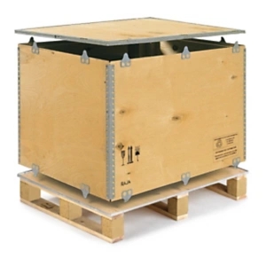 Skrzynio-paleta ze sklejki drewnianej 900 kg do eksportu