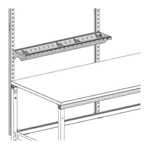 Półka metalowa 800 x 200 x 90 mm