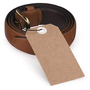 Etykiety z papieru kraft bez drutu metalowego 100x51 mm