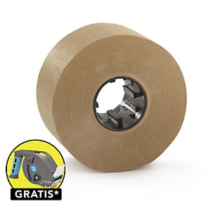 36 x Taśma samoprzylepna papierowa 48mm x 70m do ergonomicznego bezpiecznego dyspensera ZEROTAPE