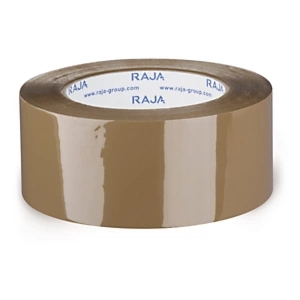 36 x Brązowa taśma samoprzylepna PP ekonomiczna, 48 mm x 66 m, 1 kolor