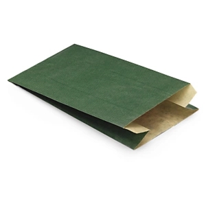 250 x Zielona torebka papierowa na prezent 120x190x45 mm