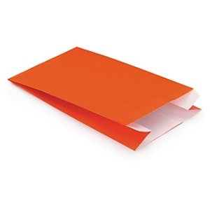 250 x Torebka papierowa na prezent w żywych kolorach 180x330x60mm pomarańczowa, 250 szt.