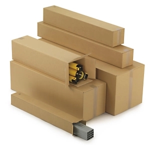 10 x Długi karton 5-warstwowy z tektury falistej RAJA 1500 x 150 x 150 mm