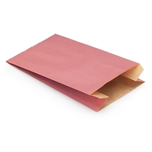 250 x Różowa torebka papierowa na prezent 160x250x80 mm