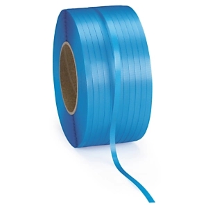 2 x Niebieska taśma polipropylenowa wytrzymała RAJA 15x0,63 mm 1600 m