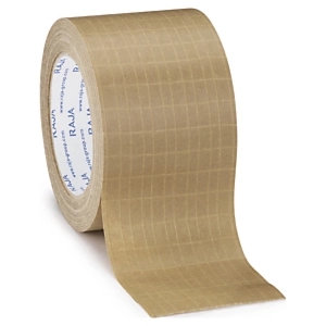 24 x Taśma papierowa RAJA zbrojona 125 g/m2 75mm x 25m
