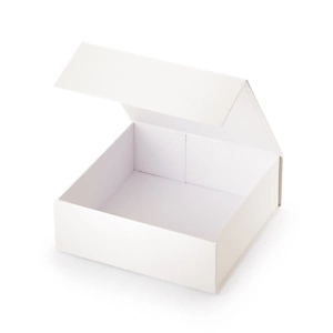 Opakowanie ozdobne zamykane na magnes 225x225x105mm, kość słoniowa