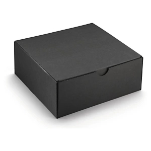 50 x Pudełko prezentowe czarne 185x185x70mm