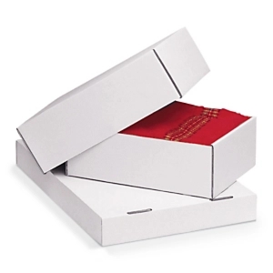 25 x Pudełka teleskopowe białe 305x215x105/180