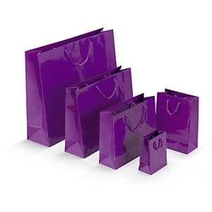 25 x Torba lakierowana fioletowa 120x150x60 - wyprzedaż