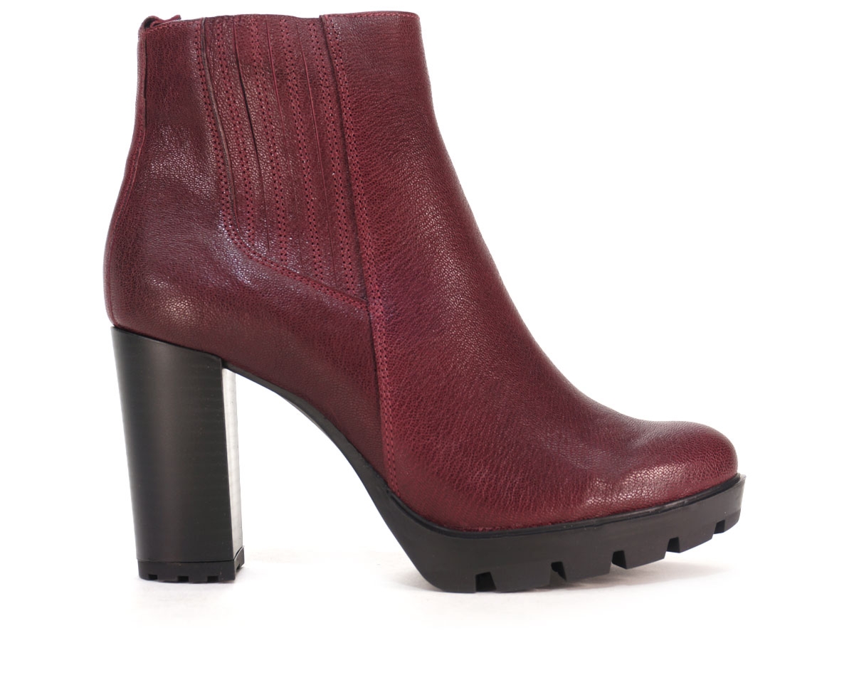 Botki damskie Stival acord, bordowy