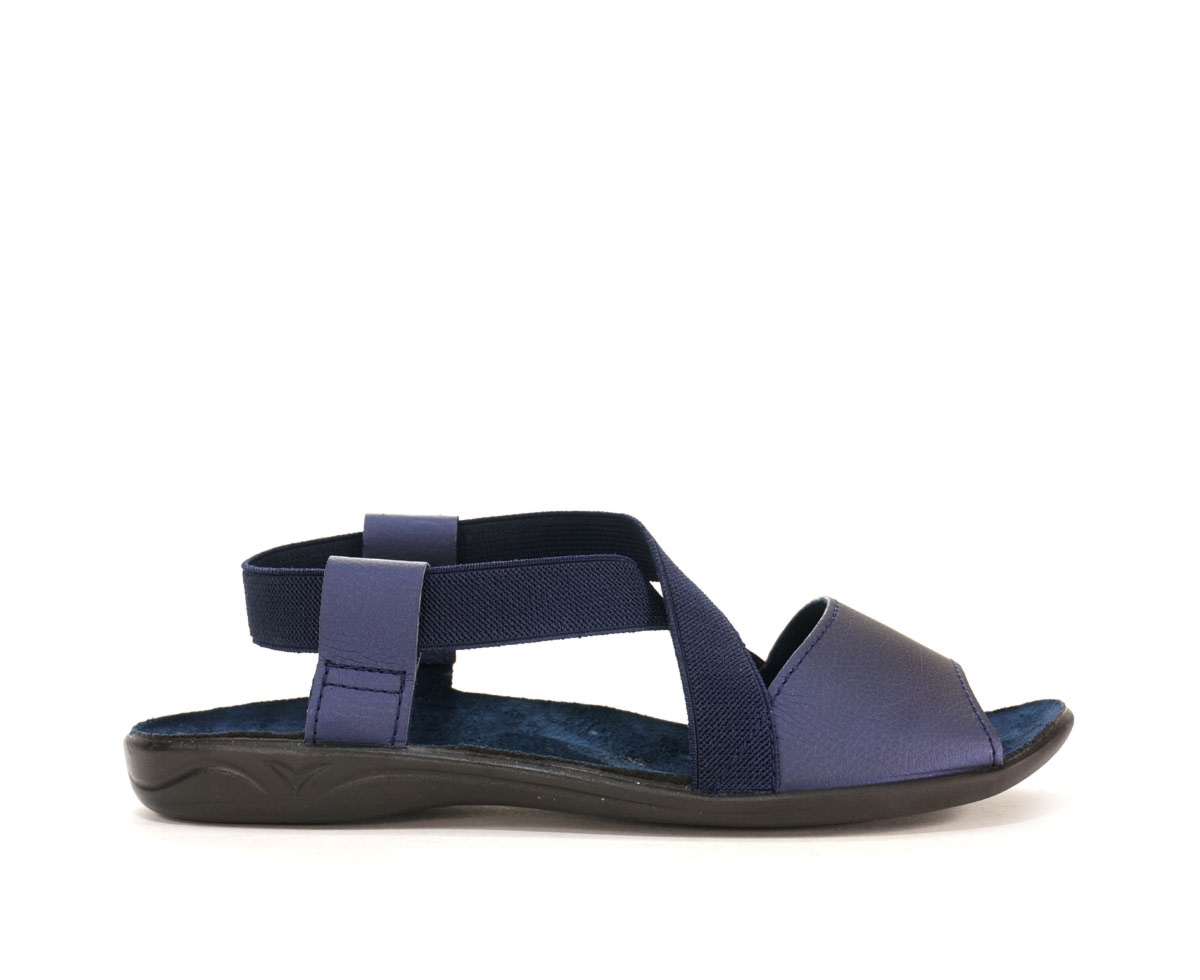 Sandały damskie , granatowy
