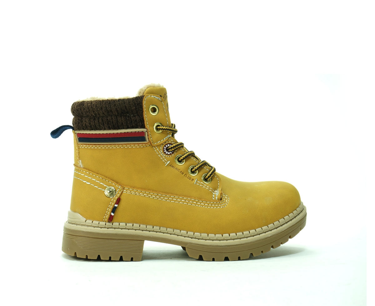 Trzewiki dziecięce American club, żółty