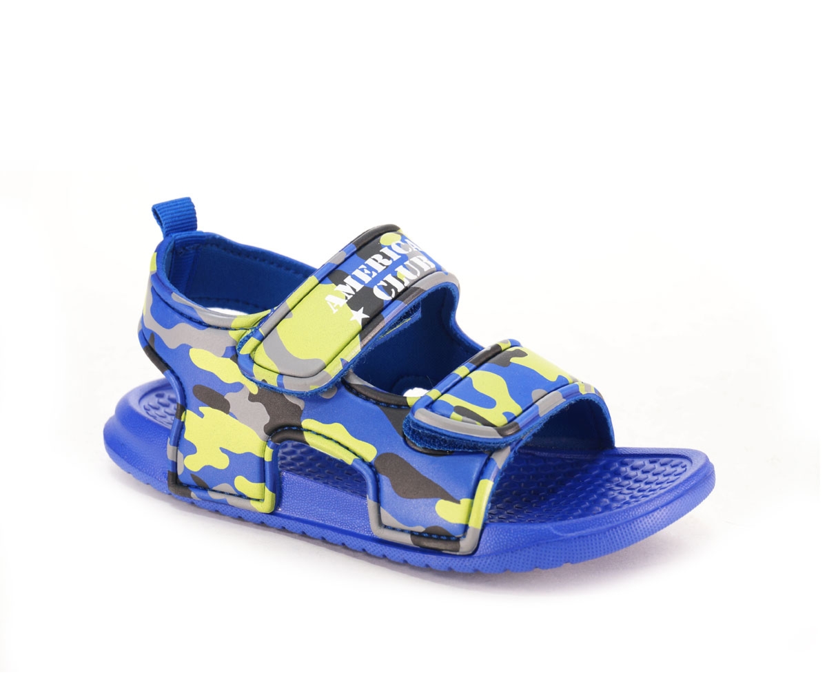 Sandały dziecięce American club, niebieski