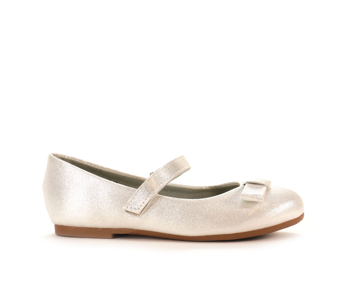 Baleriny dziecięce Miss, srebrny