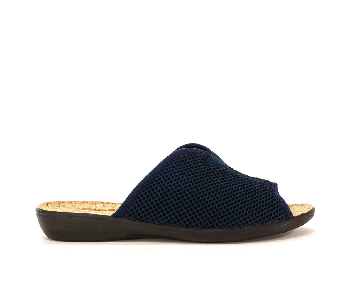 Pantofle damskie , granatowy