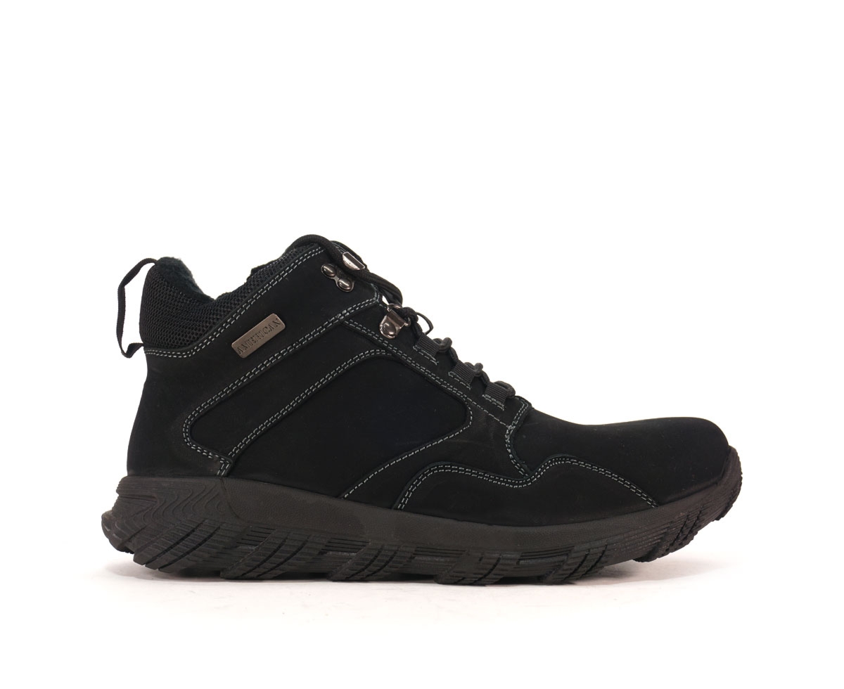 Trzewiki męskie American club, czarny