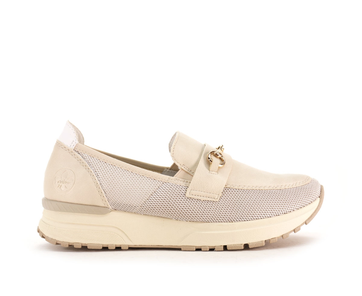 Półbuty damskie Rieker, beżowy