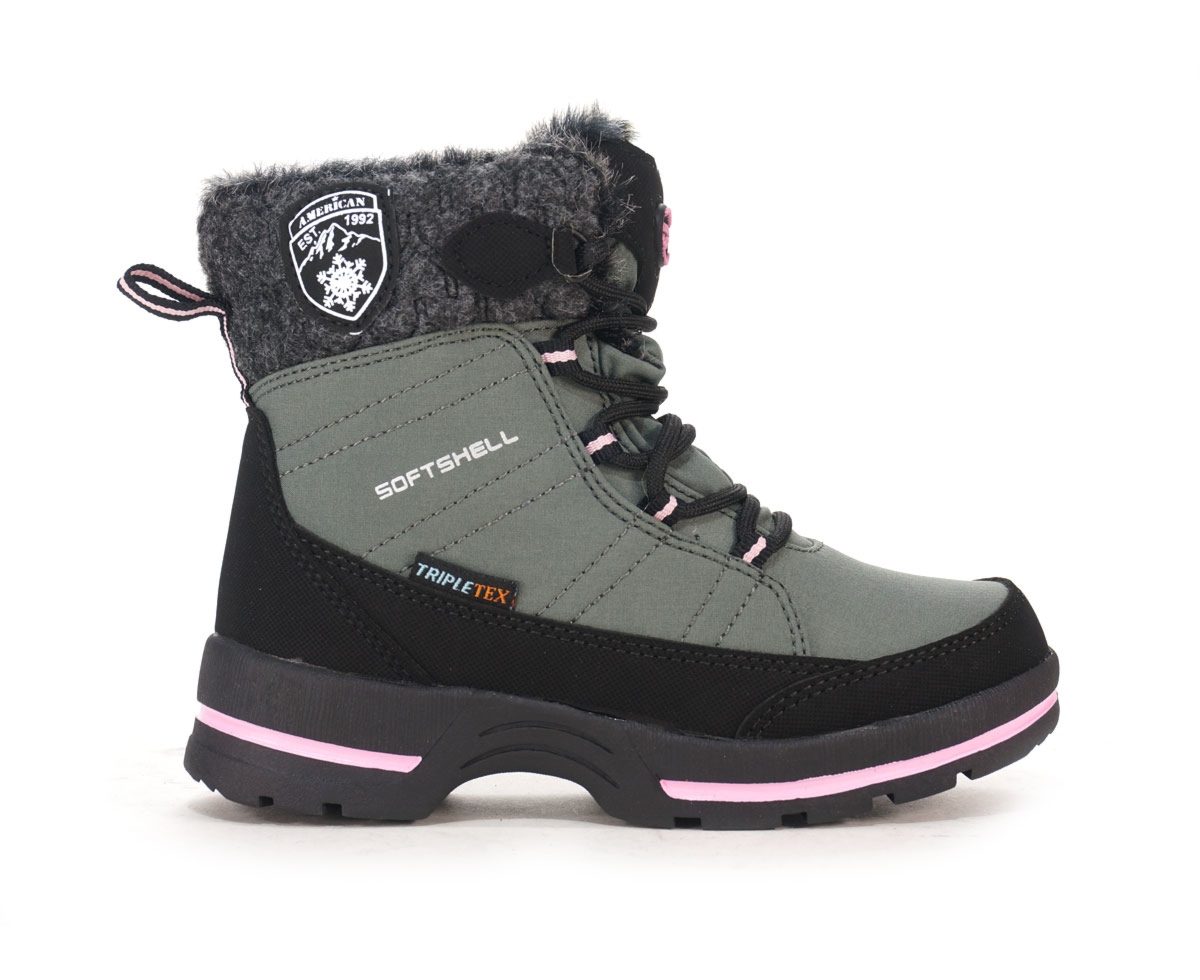 Trzewiki dziecięce American club, szary